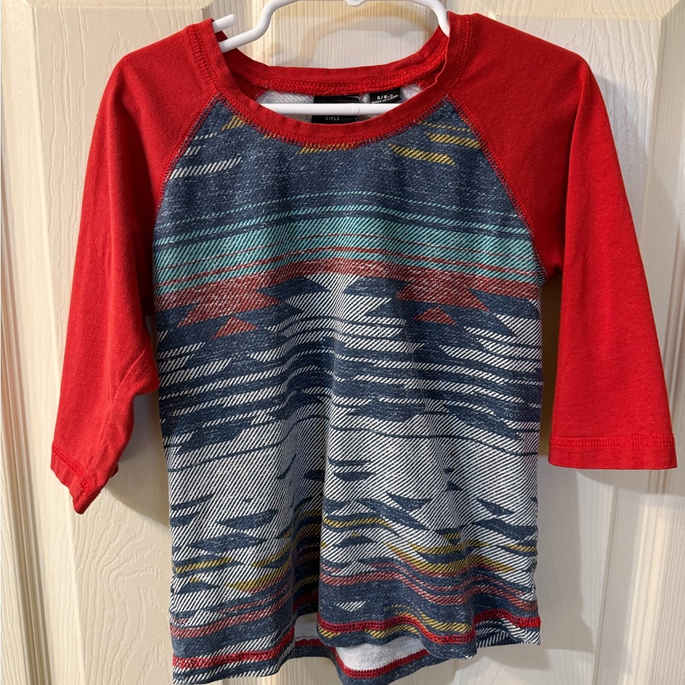 Colorful Kids Raglan Sleeve Shirt